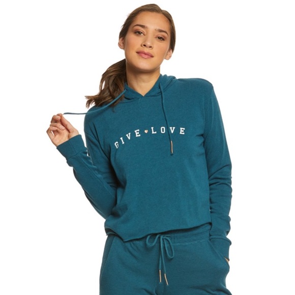 Spiritual Gangster Tops - SPIRITUAL GANGSTER cropped hoodie